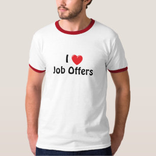 T-shirt I offres d'emploi de coeur