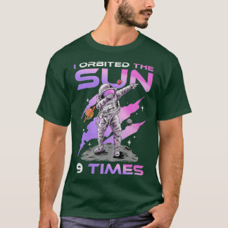 T-shirt I Orbited The Sun 9 Times, 9th Birthday Astronaut