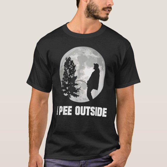 T-shirt I Pee Outside (Devant)