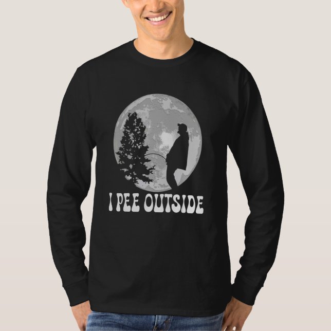 T-shirt I Pee Outside (Devant)
