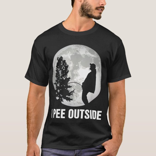 T-shirt I Pee Outside (Devant)