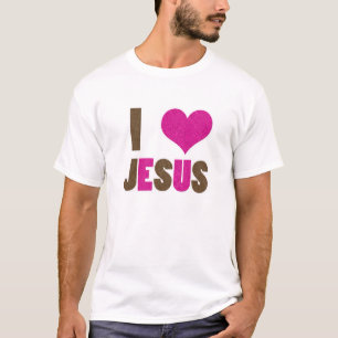T-shirt I pièce en t de Jésus de coeur