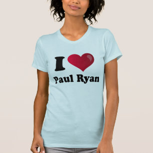 T-shirt I pièce en t légère de Paul Ryan de coeur