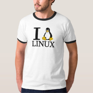 T-shirt I pingouin Linux 2