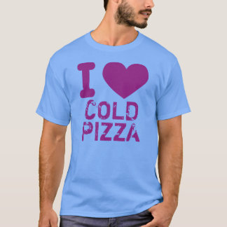 T-shirt I pizza de froid de coeur