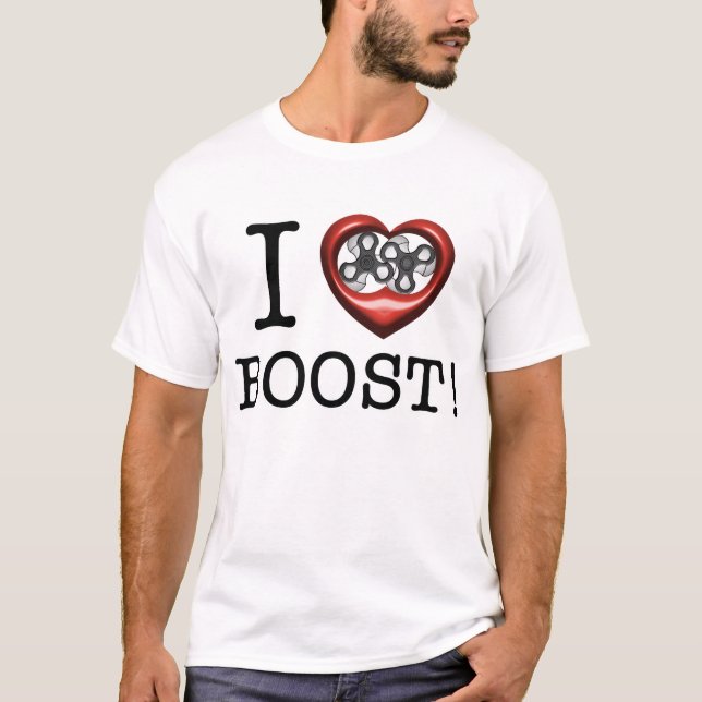 T-shirt I poussée de coeur - surchauffeur (Devant)