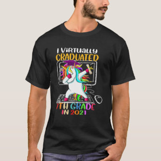 T-shirt I Pratiquement Diplômé 7E Année 2021 Diplôme Un