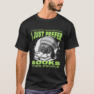 T-shirt I prefer books