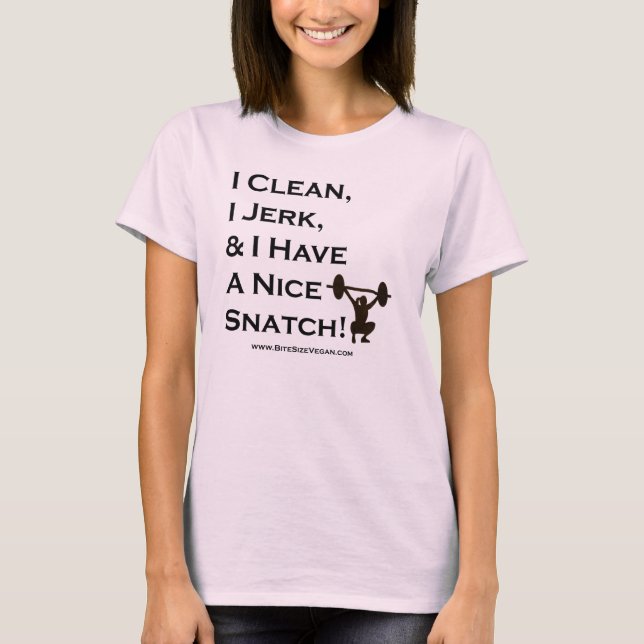 T-shirt I propre, je lance, et j'ai Nice une bribe : (Devant)