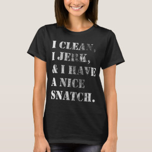 T-shirt I propre, je lance, lifing la chemise
