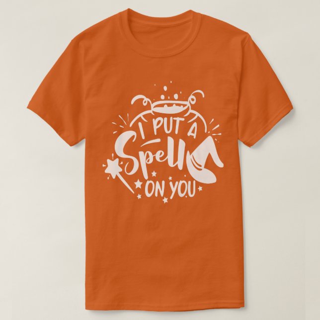 T-shirt I Put a Spell on You  (Design devant)