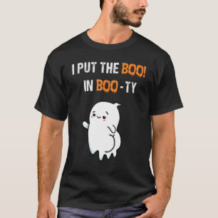 T-shirt I Put the Boo In Booty Funny Halloween Ghost
