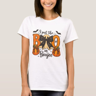 T-shirt I put the boo in the boujee png|boujee halloween p