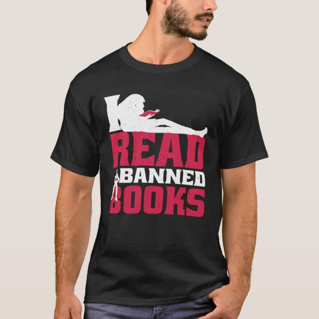 T-shirt I Read Banned Books (Devant)