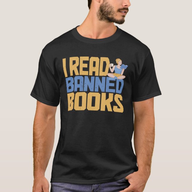 T-shirt I Read Banned Books (Devant)
