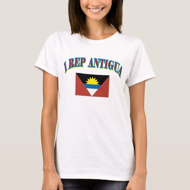 T-SHIRT I REPRÉSENTANT ANTIGUA (Devant)