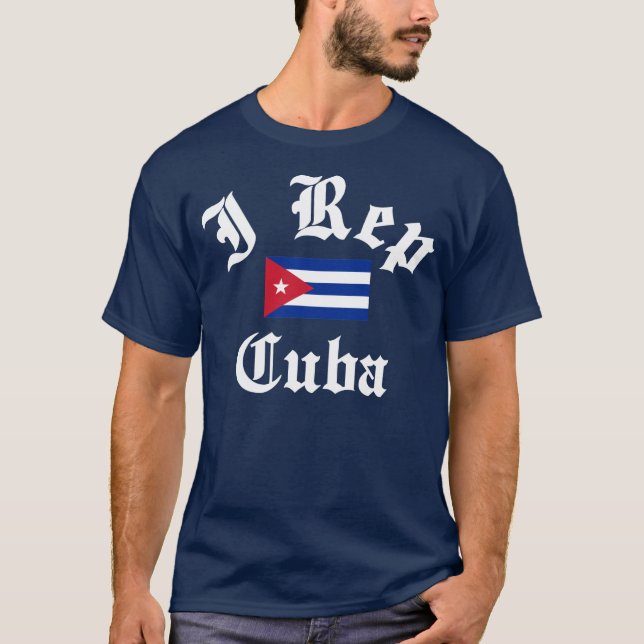 T-shirt I représentant Cuba (Devant)