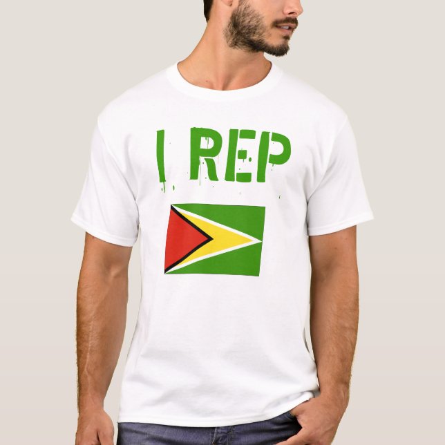 T-SHIRT I REPRÉSENTANT GUYANE (Devant)