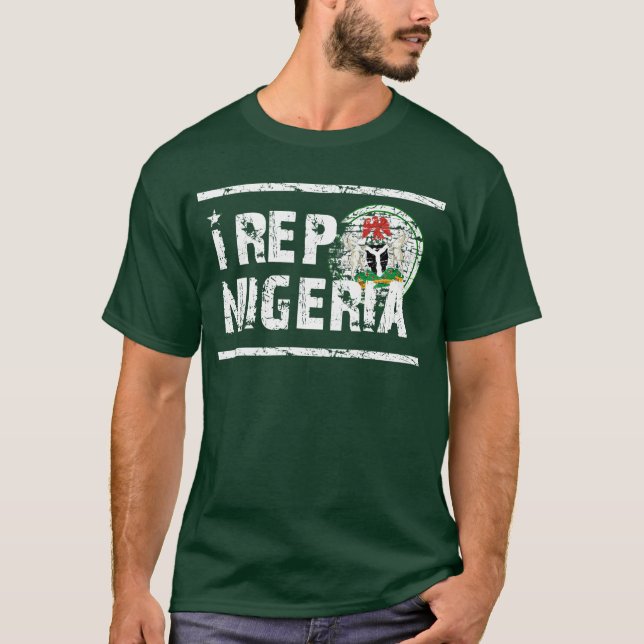 T-shirt I représentant Nigéria (Devant)