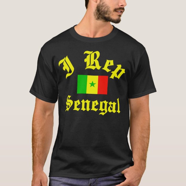 T-shirt I représentant Sénégal (Devant)