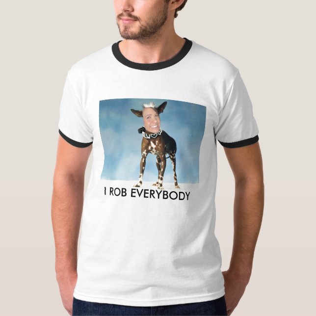 T-SHIRT I ROB TOUT LE MONDE (Devant)
