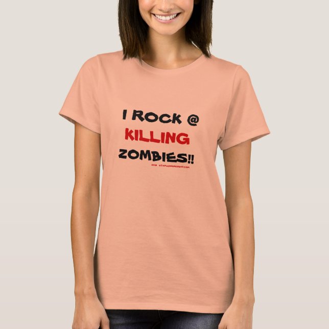 T-shirt I Rock @ Killing Zombies (Devant)