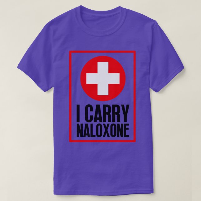 T-shirt I ry Naloxone 14 (Design devant)