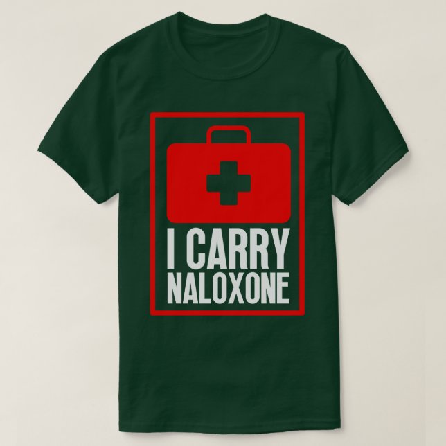 T-shirt I ry Naloxone 16 (Design devant)