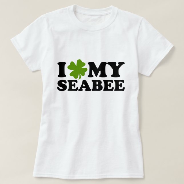 T-shirt I (shamrock) Mon Siège (Design devant)