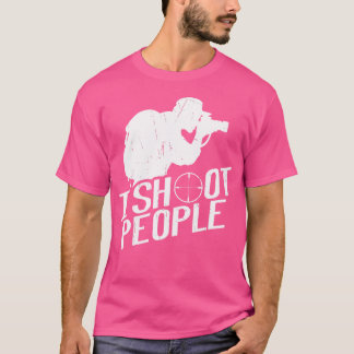 T-shirt I Shoot People Photography Gift Photographer