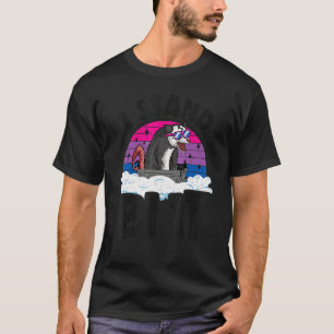 T-shirt I Stand Bi It Opossum Bisexual Pride drapeau Arc-e