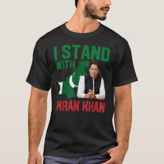 T-shirt I Stand With Imran Khan PTI Party Pakistan