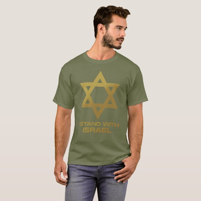 T-shirt I Stand with Israel (Devant entier)