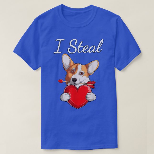 T-shirt I Steal Hearts Garçons Filles Enfants Valentines J (Design devant)