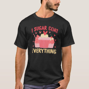 T-shirt I Sucre Manteau Tout Snack Cuisine Gâteau