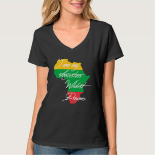T-shirt I Sur My Ancestors Braconnage Dream Black History