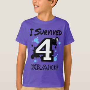 T-shirt I Survive 4e année