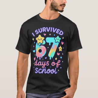 T-shirt I Survived 67 Days Of School Funny 67 Teachers Stu