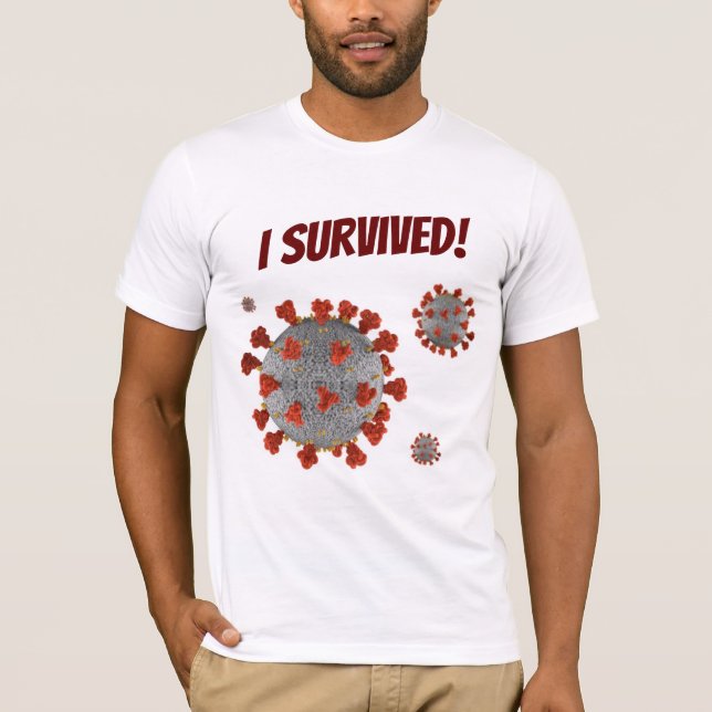 T-shirt I Survived Covid-19 (Devant)