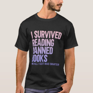 T-shirt I Survived Lecture Interdite Livres Livre Bookahol
