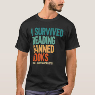 T-shirt I Survived Lecture Interdite Livres Livre Bookahol