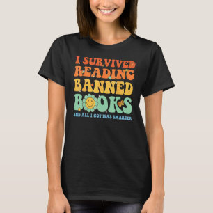 T-shirt I Survived Lecture Interdite Livres Livre Bookahol