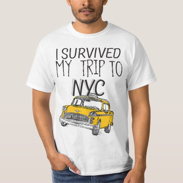 T-shirt I Survived My Trip To NYC  (Devant)