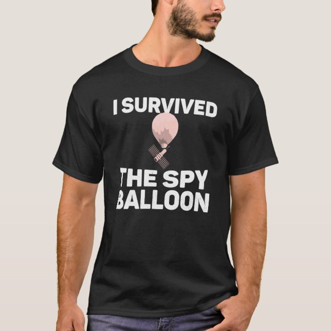 T-shirt I Survived The Spy Balloon Shootdown Spy Surveilla (Devant)