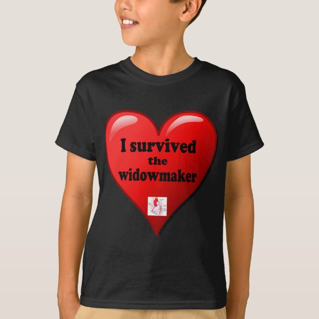 T-shirt I Survived the widowmaker (Devant)