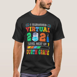 T-shirt I Survived Virtual 2021 Niveau Suivant 4e année