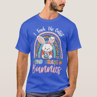 T-shirt I Teach The Cutest 2nd Grade Bunnie Teacher Easte