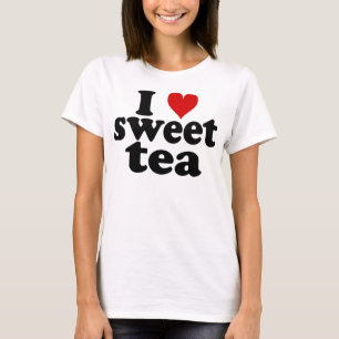 T-shirt I thé de bonbon à coeur