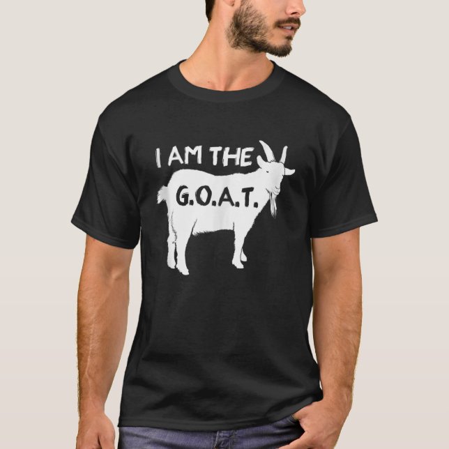 T-shirt I The GOAT Greatest of All Time Athletics Champ (Devant)