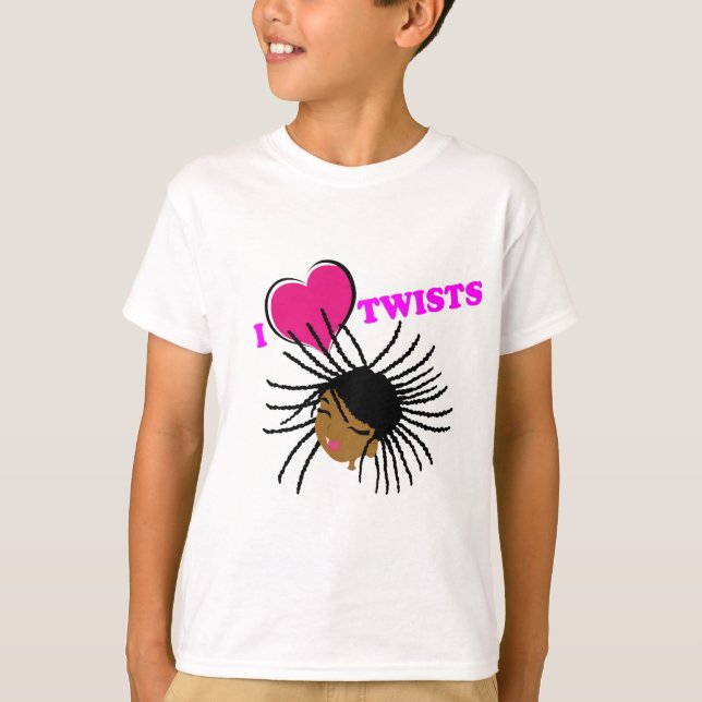 T-shirt I torsions de coeur (Devant)